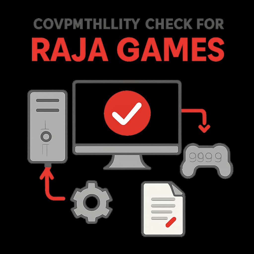 Illustration regarding the compatibility check process for Raja Games.