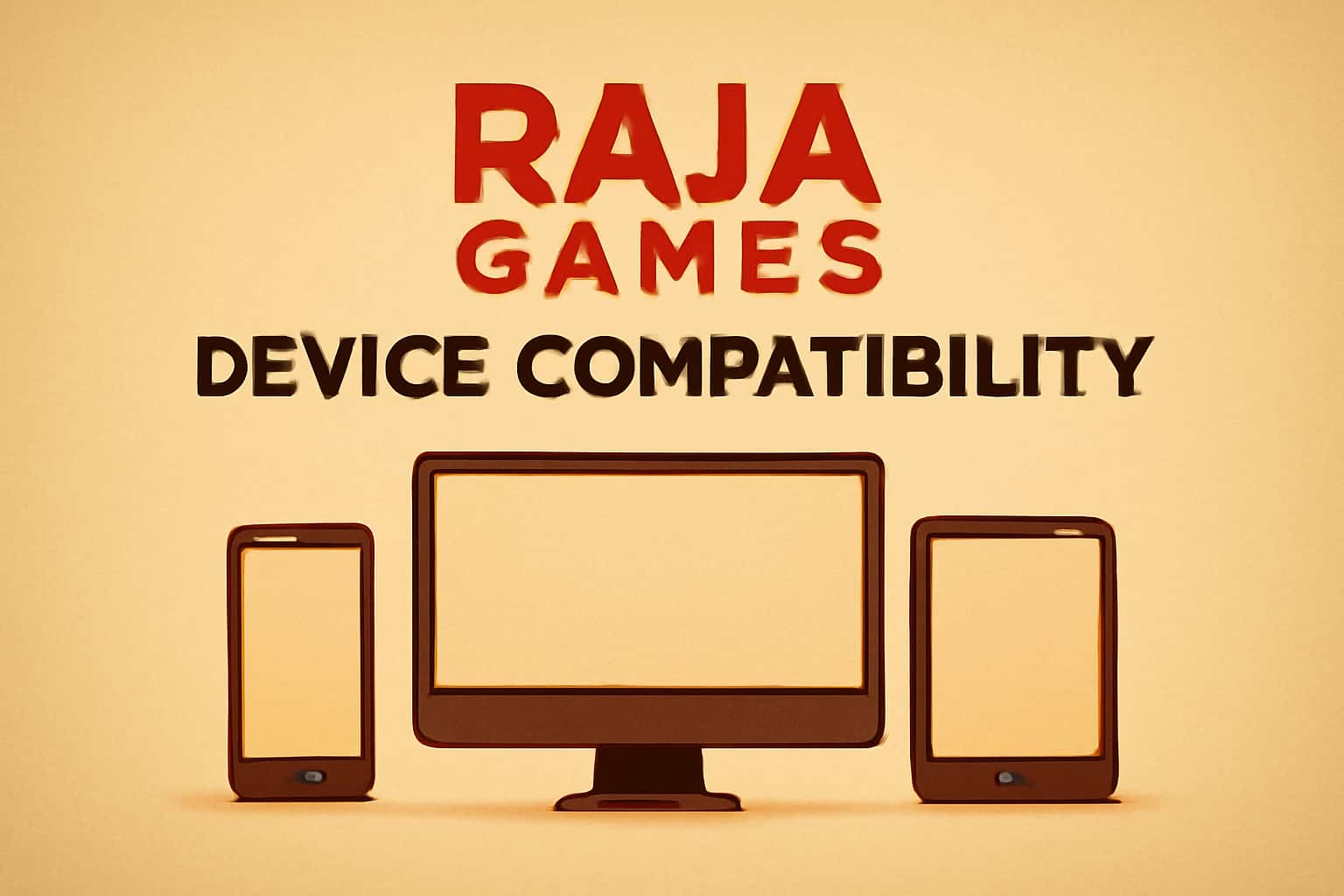 Informational scene about Device Compatibility for Raja Games.