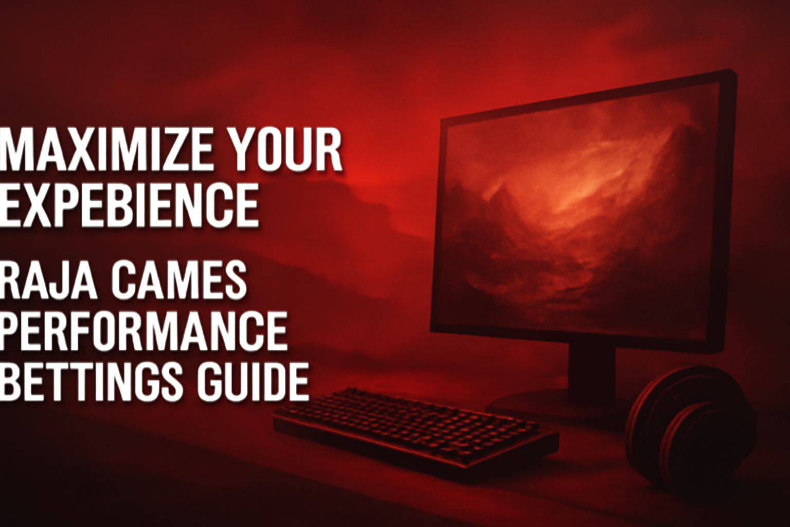 A high-quality informational image about Raja Games Updates with described lighting.