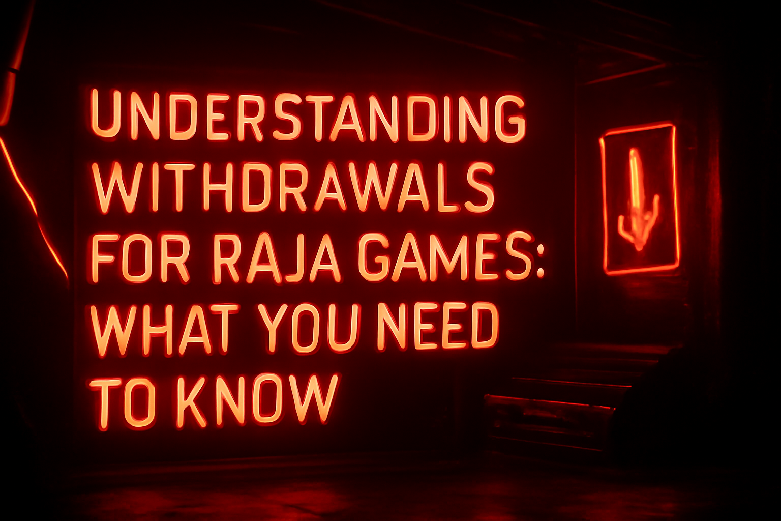 A high-quality informational image about Raja Games Updates with described lighting.