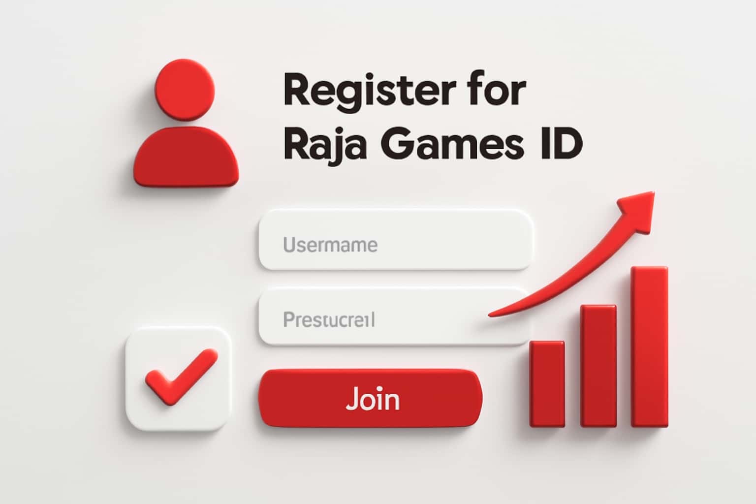 Register for Raja Games ID Interface